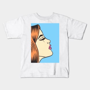 Ginger Sad Girl Kids T-Shirt